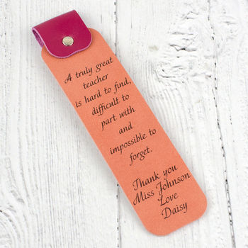 personalised bookmark thank you gift for teacher by petiquette collars ...