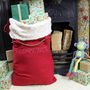 Luxury Christmas Santa Sack In Many Sizes, thumbnail 2 of 12