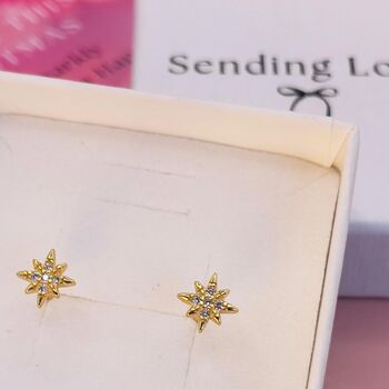 Star Christmas Earrings, 2 of 5