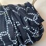 Rope And Anchor Print Scarf In Black, thumbnail 3 of 4