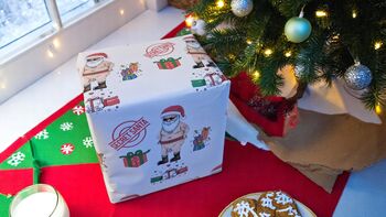 Secret Santa Christmas Wrapping Paper – Rude/Funny, 4 of 6