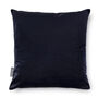 Luxury Super Soft Velvet Cushion Navy Blue, thumbnail 1 of 3