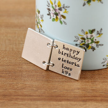 21st Birthday Keepsake Gift Pewter Mini Folding Card, 2 of 6