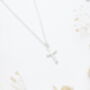 Sterling Silver Cross Necklace, thumbnail 3 of 8