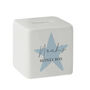 Personalised Blue Star Ceramic Square Money Box, thumbnail 5 of 6