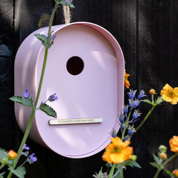 Personalised Memorial Garden Oval Nest Box, 4 of 10