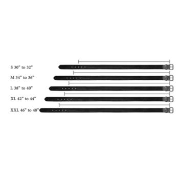 Men's Thick Full Grain Ribbed Leather Belt, 7 of 7
