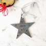 Personalised Silver Duo Star Bauble, thumbnail 3 of 3
