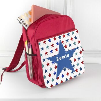 Personalised Stars Rucksack, 3 of 8