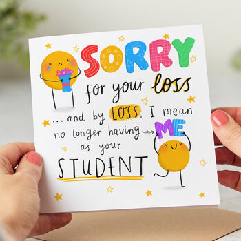 Sorry For The Loss Of Me As Your Student Card, 2 of 4