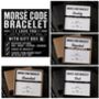 Morse Code Bracelet I Love You, thumbnail 2 of 3