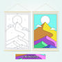The Mindful Painter Paint By Numbers Kit, thumbnail 2 of 8