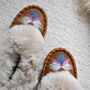 Bloom Handmade Sheepskin Moccasin Slippers, thumbnail 5 of 5