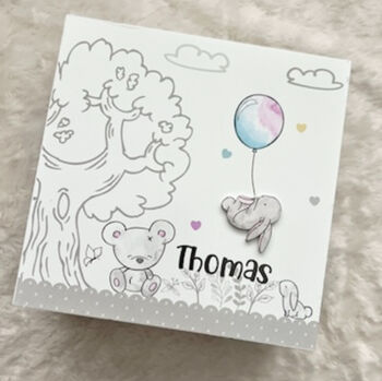 Personalised Baby Keepsake Box, 4 of 7