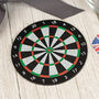 Darts Legend Whiskey Glass With Flights And Coaster Gift Set, thumbnail 4 of 7