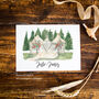 Watercolour Tipi And Wild Flowers Wedding RSVP, thumbnail 2 of 3