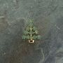 Christmas Tree Flower Festive Brooch, thumbnail 2 of 3