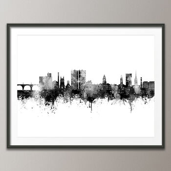 Stockport Skyline Cityscape Art Print, 5 of 7