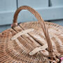 Personalised Floral Picnic Basket, thumbnail 3 of 8