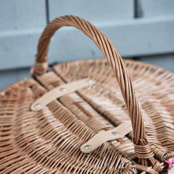 Personalised Floral Picnic Basket, 3 of 8