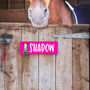 Personalised Stable Door Name Plate Horse Head, thumbnail 1 of 4