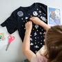 Kid's Craft Kit Design Your Own Space Explorer T Shirt, thumbnail 2 of 6