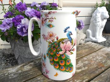Large China Jug In Peacock Design, 6 of 7