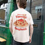 Upsetti Spaghetti Unisex Graphic T Shirt In Peach, thumbnail 1 of 5