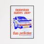 'Momentum Matters More Than Perfection' Retro Porsche Art Print, thumbnail 8 of 8