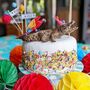 Personalised Crocodile Party Animal Cake Topper Set, thumbnail 1 of 5