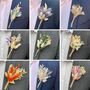 Neutral Dried Floral Wedding Buttonhole, thumbnail 3 of 3