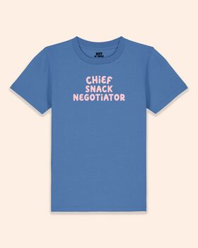 Chief Snack Negotiator | Kids T Shirt, 2 of 5