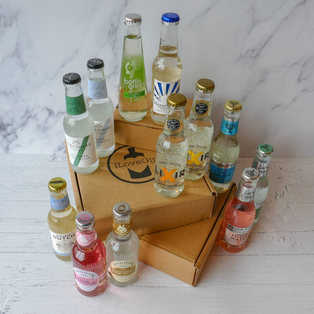 12 Tonics And Mixers Tasting Set For Gin Or Spirits By TASTE cocktails