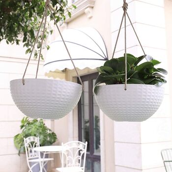 Pack Of Two Hanging Planter For Indoor Outdoor, 3 of 12