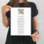 Anniversary Personalised Photo Poem Print, thumbnail 6 of 8