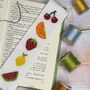 Summer Fruits Cross Stitch Bookmark Kit, thumbnail 3 of 6