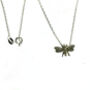 Sterling Silver Small Bee Necklace, thumbnail 3 of 5