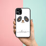Personalised Panda iPhone Case 12 13 14 15 Se, thumbnail 1 of 2