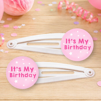 It's My Birthday Hair Clips, 2 of 4