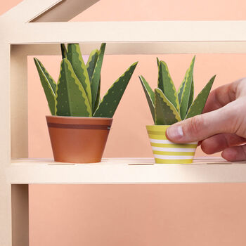 Make Your Own Healing Aloe Vera Paper Plant, 2 of 3