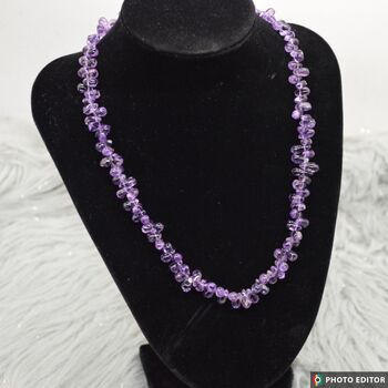 Purple Amethyst Beaded Necklace, 8 of 9
