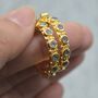 Labradorite Hoop Earrings: Silver Or Gold, thumbnail 1 of 12