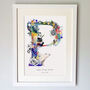 Personalised J To S Bright Wildlife Letter Print, thumbnail 8 of 12