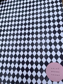 Diamond Chequered Wrapping Paper, 4 of 12