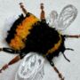 Stumpwork Bee Embroidery Kit, thumbnail 6 of 7