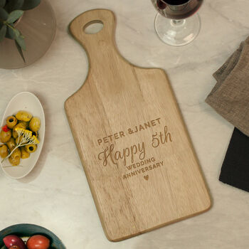 Personalised Wedding Wooden Paddle Board, 2 of 5