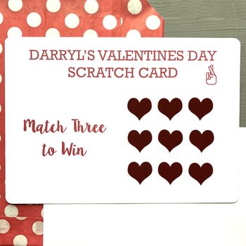 Valentine's Day Scratch Card, 4 of 6