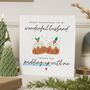 Personalised Funny Pudding Christmas Card For Husband, thumbnail 1 of 7