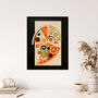 Margherita With Extra Olives Kitchen Wall Art Print, thumbnail 4 of 6