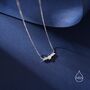 Sterling Silver Tiny Bat Pendant Necklace, thumbnail 5 of 11